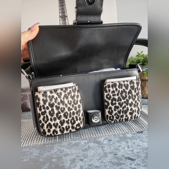 ❗️LOW START❗️Michael Kors-NWT- Colby Medium Leopard Print Calf Hair Shoulder Bag - Picture 14 of 16